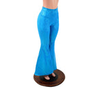 Turquoise Kaleidoscope High Waist Solar Flares - Coquetry Clothing
