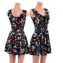 Unicorns and Rainbows Tank Style Skater Dress with Lace Up Bodice - Coquetry Clothing