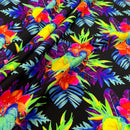 UV Glow Sonic Bloom Fabric - Coquetry Clothing
