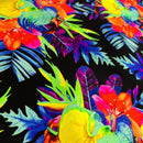 UV Glow Sonic Bloom Fabric - Coquetry Clothing