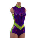 V Front Romper with Boy Cut Leg - Coquetry Clothing