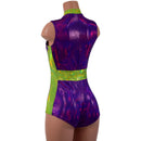 V Front Romper with Boy Cut Leg - Coquetry Clothing