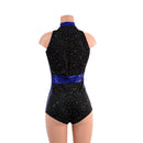 V Front Romper with Boy Cut Leg and Cutaway Shoulders - Coquetry Clothing