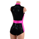 V Front Romper with Siren Cut Leg - Coquetry Clothing