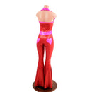 Valentine Solar Flare V Front Catsuit with Showtime Collar - Coquetry Clothing