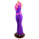 Valentine Solar Flare V Front Catsuit with Showtime Collar - Coquetry Clothing