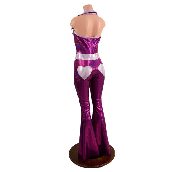 Valentine Solar Flare V Front Catsuit with Showtime Collar - Coquetry Clothing