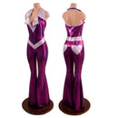Valentine Solar Flare V Front Catsuit with Showtime Collar - Coquetry Clothing