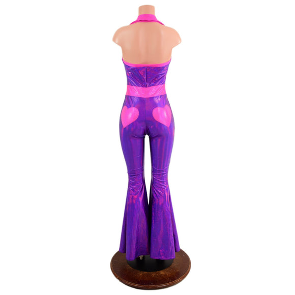 Valentine Solar Flare V Front Catsuit with Showtime Collar - Coquetry Clothing