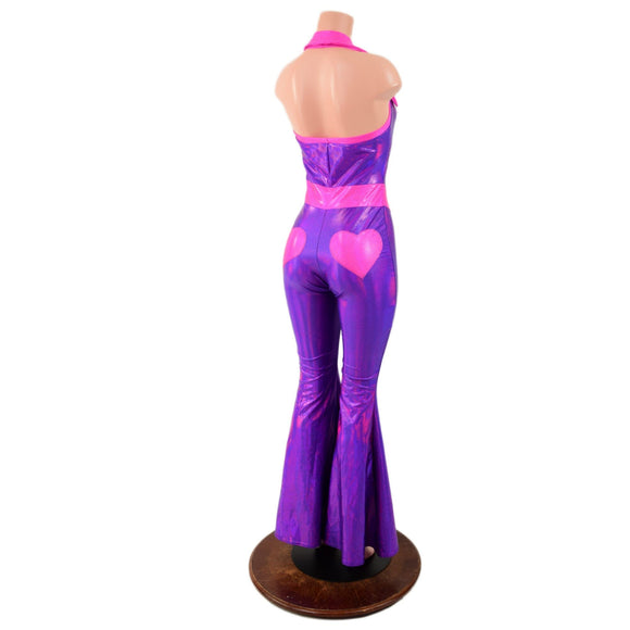 Valentine Solar Flare V Front Catsuit with Showtime Collar - Coquetry Clothing