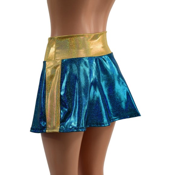 Victory A Line Skirt with Thigh Slit - Coquetry Clothing