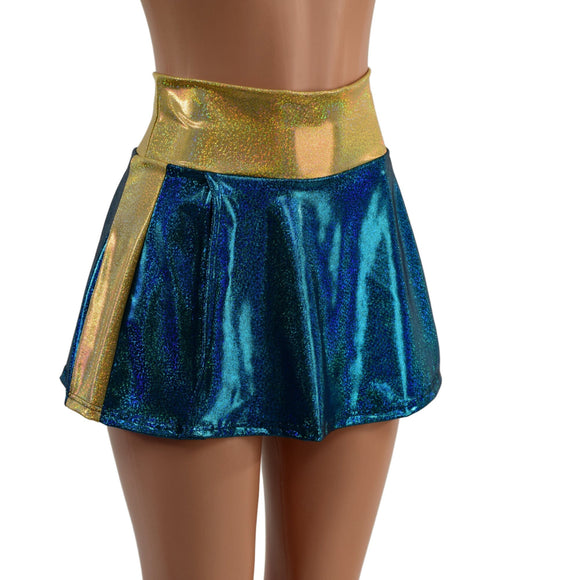 Victory A Line Skirt with Thigh Slit - Coquetry Clothing