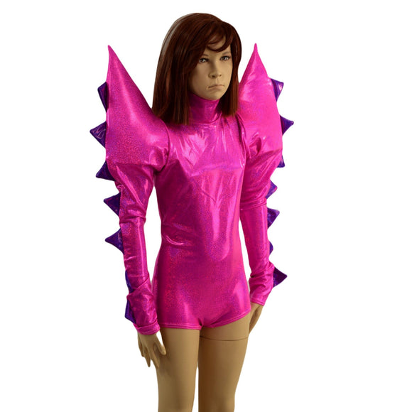 Childrens Spiked Mega Sharp Shoulder Romper - Coquetry Clothing