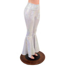 White Kaleidoscope High Waist Bell Bottom Flares - Coquetry Clothing