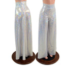 White Kaleidoscope Wide Leg Pants and Starlette Bralette Set - Coquetry Clothing