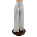White Kaleidoscope Wide Leg Pants and Starlette Bralette Set - Coquetry Clothing