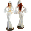 Winter Wonderland Solar Flares, Wrap Top, and Santa Hat set - Coquetry Clothing
