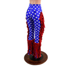 Womens Bootcut Macho Pants with Gladiator Fringe - Coquetry Clothing