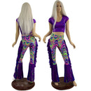 Womens Bootcut Macho Pants with Gladiator Fringe (Top sold separately) - Coquetry Clothing