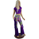 Womens Bootcut Macho Pants with Gladiator Fringe (Top sold separately) - Coquetry Clothing
