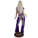 Womens Bootcut Macho Pants with Gladiator Fringe (Top sold separately) - Coquetry Clothing