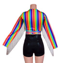 Wrap & Tie Fringed Crop Top - Coquetry Clothing