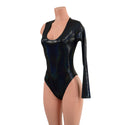 Asymetrical Brazilian Cut Romper with Oring Side Cutouts - 6