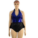 Backless Bella Romper with Ruffle Rump - Coquetry Clothing