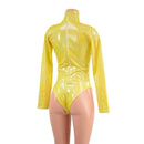 Yellow Sparkly Jewel Romper and Breakaway Skirt Set - Coquetry Clothing