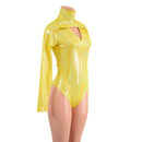 Yellow Sparkly Jewel Romper and Breakaway Skirt Set - Coquetry Clothing