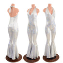 Monroe Halter Bell Bottom Flare Catsuit - Coquetry Clothing