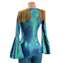 Laceup Stardust Catsuit with Epaulettes - Coquetry Clothing