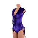 Lace Up Plunging V Romper - 5
