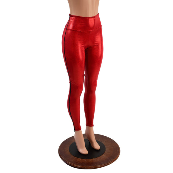 Zip Away High Waist Leggings - Coquetry Clothing