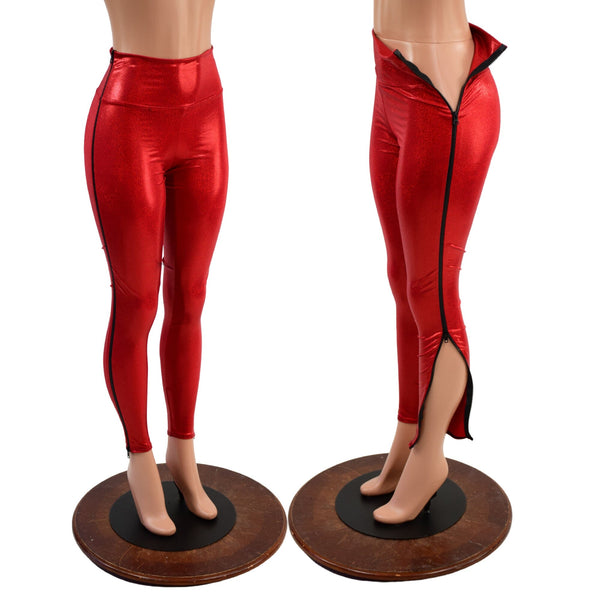 Zip Away High Waist Leggings - 3