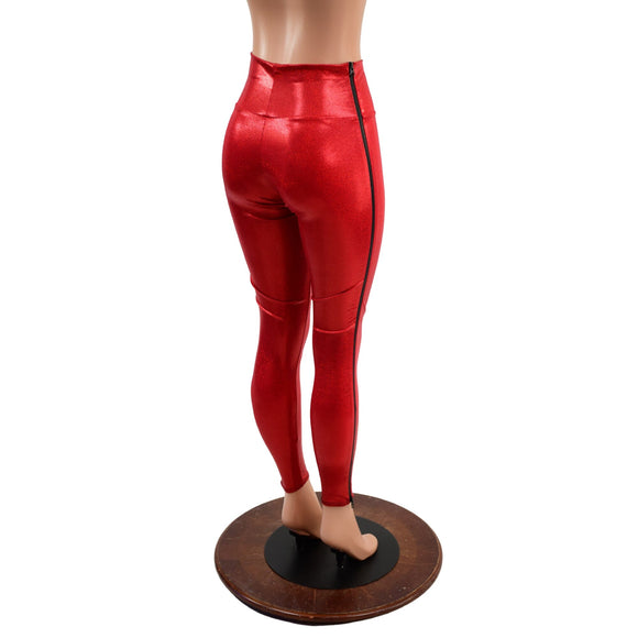 Zip Away High Waist Leggings - Coquetry Clothing