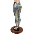 Zip Away High Waist Leggings in Silver Kaleidoscope - Coquetry Clothing