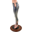 Zip Away High Waist Leggings in Silver Kaleidoscope - Coquetry Clothing