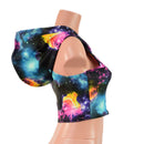 Zipper Front Hooded Crop Top with Racerback - Coquetry Clothing
