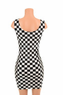 Checkered Tank Dress - 4