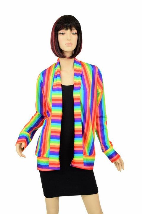 Rainbow "Not a Cardigan" - Coquetry Clothing
