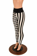 Tri Color High Waist Leggings - 4