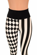 Tri Color High Waist Leggings - 5