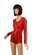 Long Sleeve Twist Back Romper - 6