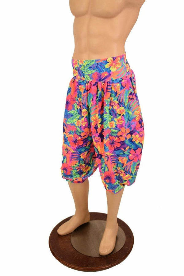 Tahitian Floral "Michael" Pants with Pockets - 5