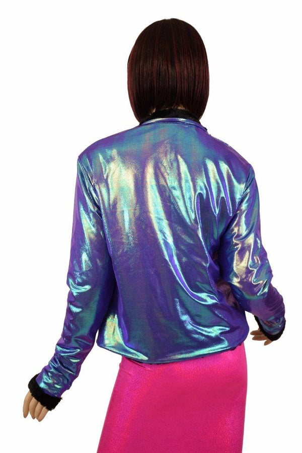 Minky Faux Fur Short Jacket - 9