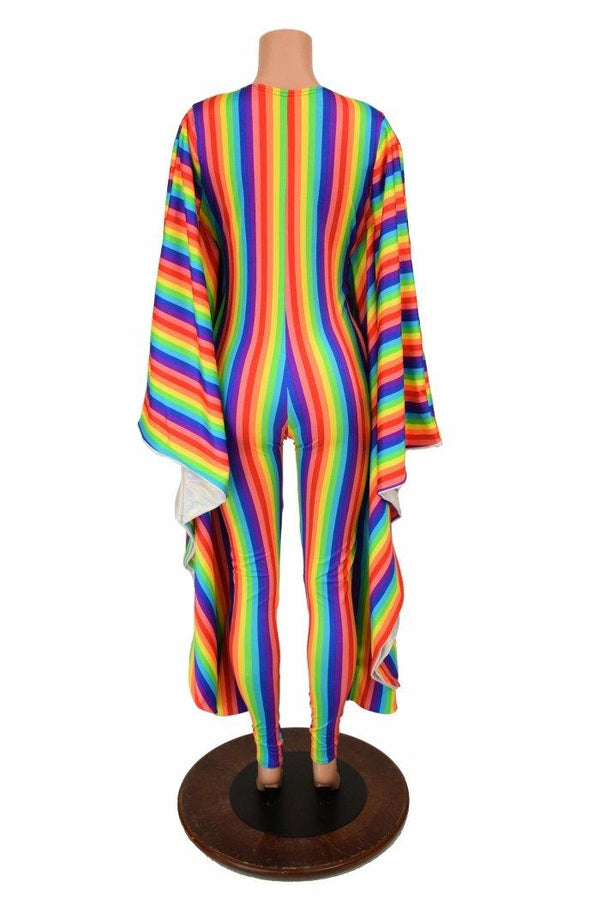 Rainbow and Flashbulb Batwing Catsuit - 3