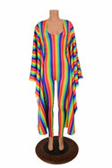 Rainbow and Flashbulb Batwing Catsuit - 9