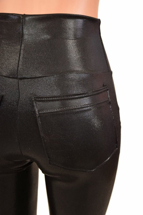 Black Mystique Pocket Leggings - Coquetry Clothing