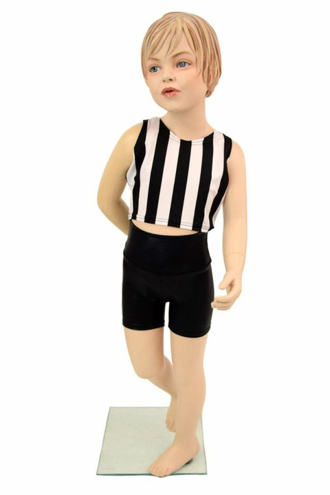 Girls Black & White Shorts & Top Set - Coquetry Clothing